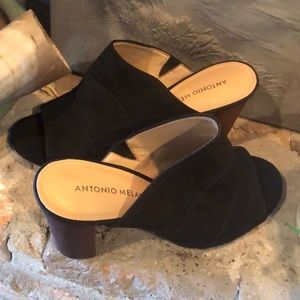 Antonio Melani open toe high heels